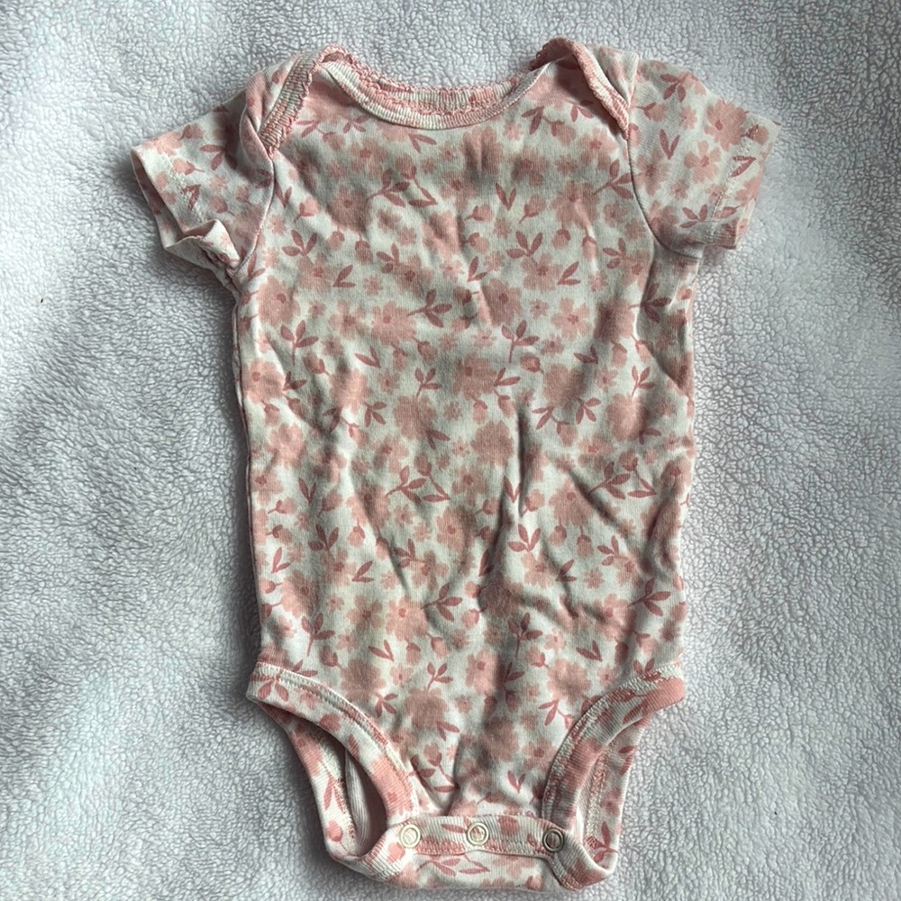 Just One You by Carter's Floral Pink Baby Onesie